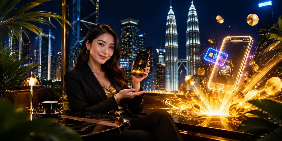 Pengguna mtown88 di Kuala Lumpur mengakses platform kasino dalam talian melalui telefon pintar