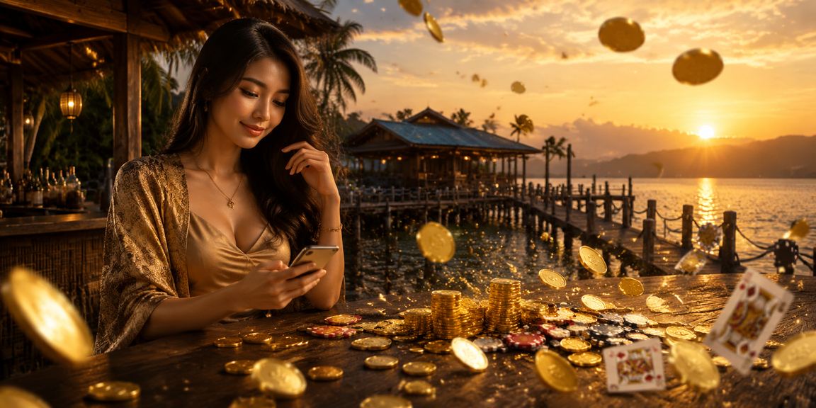 Pemain poker Malaysia sedang bermain dalam suasana kasino digital mtown88